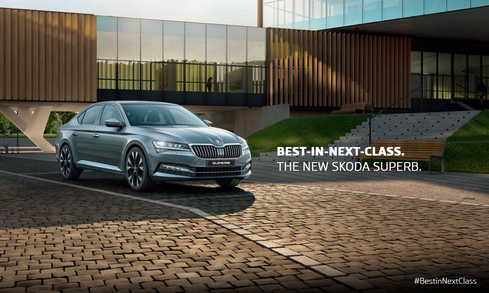 New Skoda Superb with Best-In-Next-Class Technology 